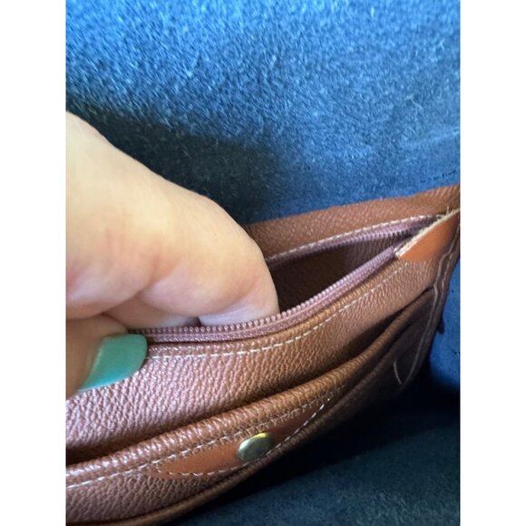 Vintage Dooney and Bourke Equestrian A6 Leather Crossbody Purse - Picture 7 of 16